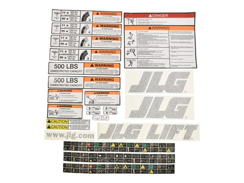 1001108718 - OEM PLATFORM DECAL 600A-600S KIT - JLG