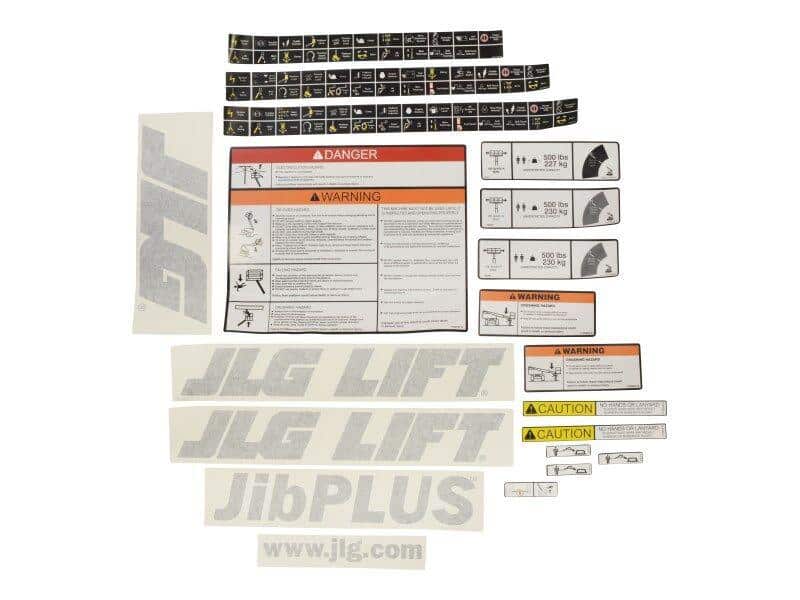 1001108726 - OEM PLATFORM DECAL E300A/AJ/AJP KIT - JLG