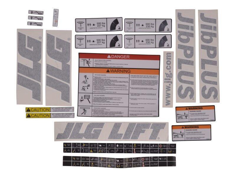 1001108728 - OEM PLATFORM DECAL E/M600J/JP KIT - JLG