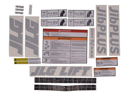 1001108728 - OEM PLATFORM DECAL E/M600J/JP KIT - JLG