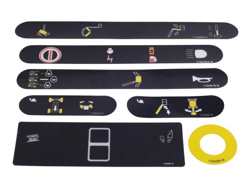 1001109183 - OEM PLATFORM CONSOLE DECAL KIT - JLG