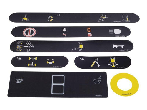 1001109183 - OEM PLATFORM CONSOLE DECAL KIT - JLG