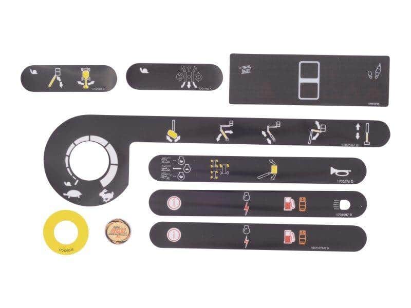 1001109193 - OEM PLATFORM CONSOLE DECAL KIT - JLG
