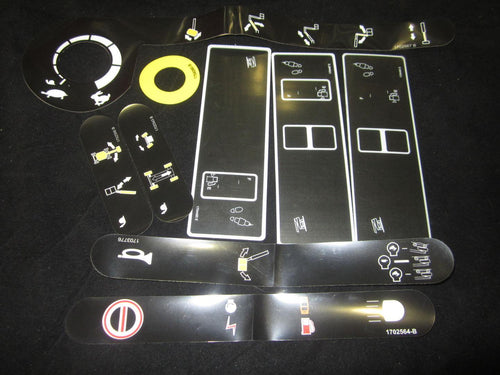 1001109194 - OEM PLATFORM CONSOLE DECAL KIT - JLG
