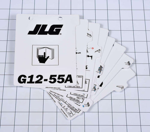 1001115540 - OEM BOOKLET G12-55A SUP. LOAD - JLG