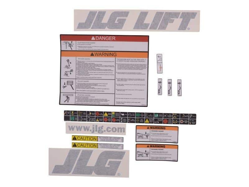 1001143931 - OEM PLATFORM DECAL KIT - JLG