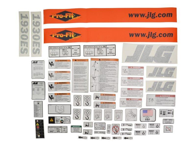 1001149795 - OEM 1930ES DECAL KIT - JLG