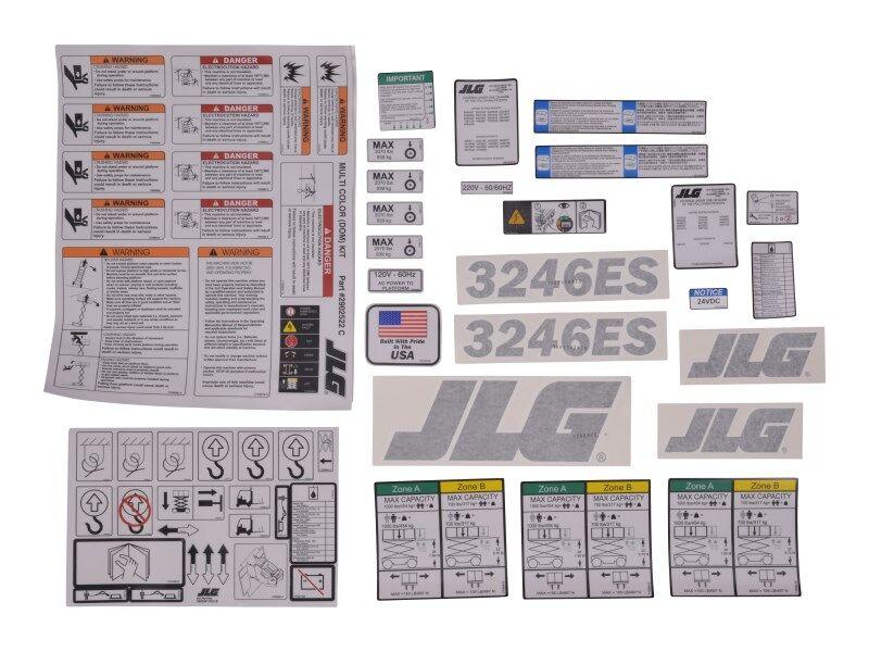 1001149799 - OEM 3246ES DECAL KIT - JLG