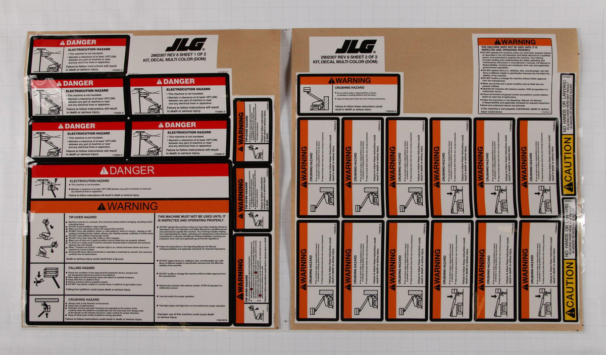2902307 - OEM DECAL KIT - JLG