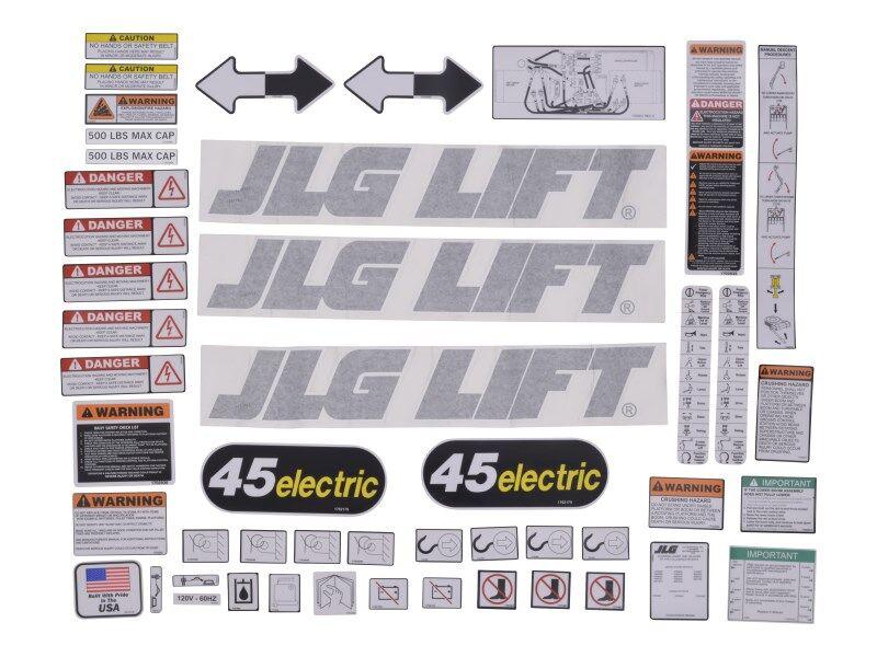 2910010 - OEM DECALS 45E - JLG