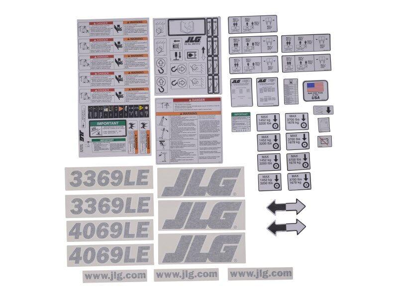 2910716 - OEM 4069LE DECALS 3369LE - JLG