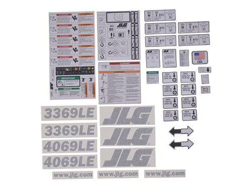 2910716 - OEM 4069LE DECALS 3369LE - JLG