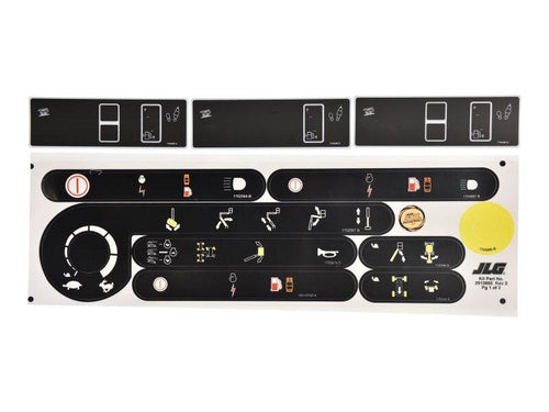 2910865 - OEM PLATFORM CONSOLE DECAL KIT - JLG
