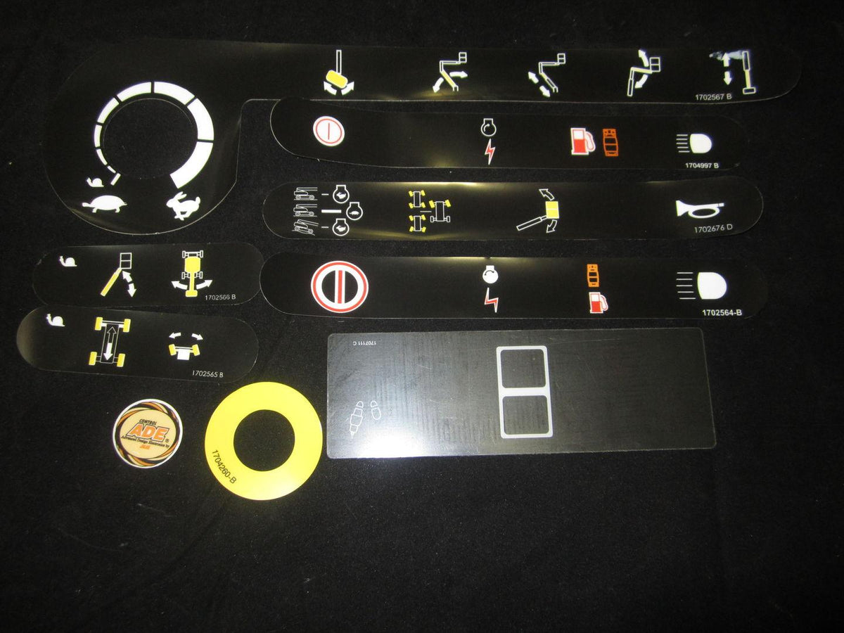 2910872 - OEM PLATFORM CONSOLE DECAL KIT - JLG