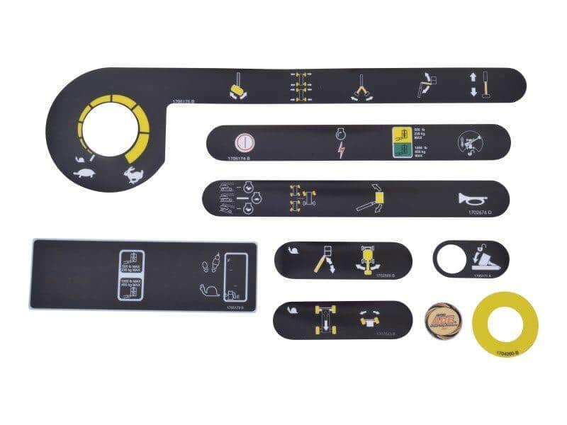 2910873 - OEM PLATFORM CONSOLE DECAL KIT - JLG