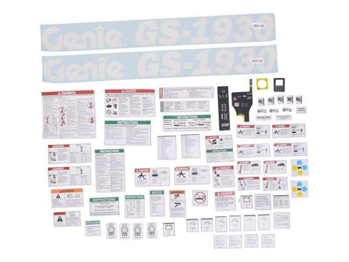 GN233225GT - OEM 1930 COMP WRD ANS GN-DECAL KIT - JLG