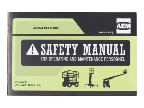 GN27581GT - OEM AEM AERIAL PLATFORM SAFETY MANUAL TO FIT GENIE MACHINES - JLG