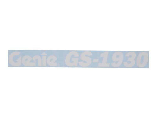 GN62054 - OEM GENIE GS-1930 DECAL - JLG