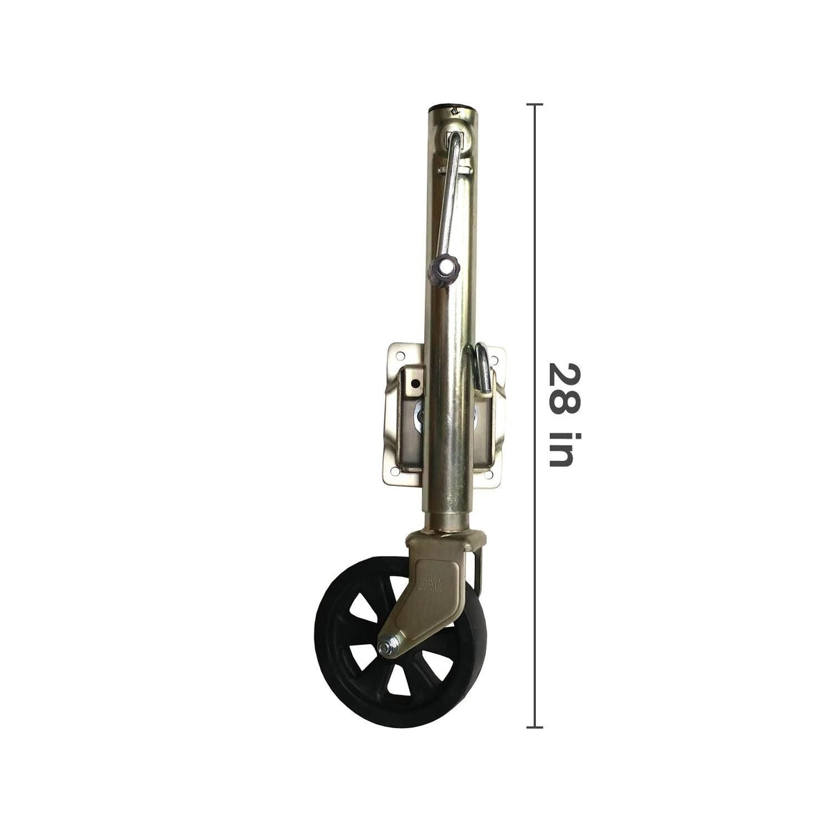 TJ-06-06KX - OEM TRAILER JACK w/ WHEELS 10IN LIFT - CASE CONSTRUCTION