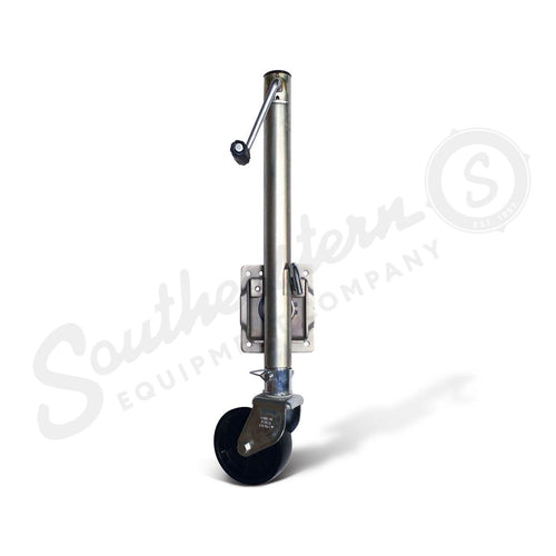 TJ-07-51LX - OEM TRAILER JACK w/ WHEELS 15IN LIFT - CASE CONSTRUCTION