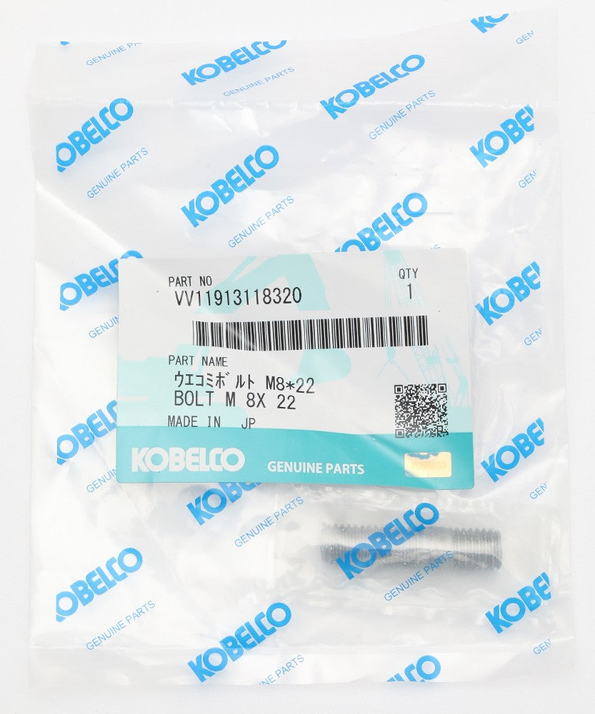 VV11913118320 - OEM BOLT M8 X 22MM - KOBELCO