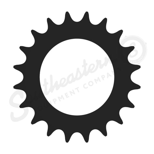 W20004020DS - OEM 20 TOOTH X SERIES SPROCKET 2" ROUND BORE FOR 40 PITCH CHAIN - CASE CONSTRUCTION