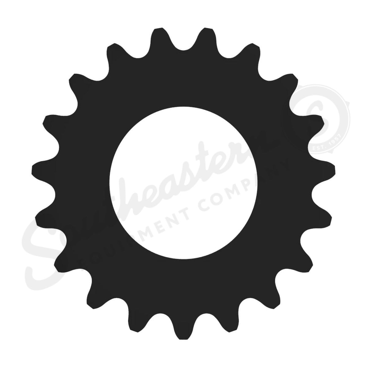 W20005019DS - OEM 19 TOOTH X SERIES SPROCKET 2" ROUND BORE FOR 50 PITCH CHAIN - CASE CONSTRUCTION