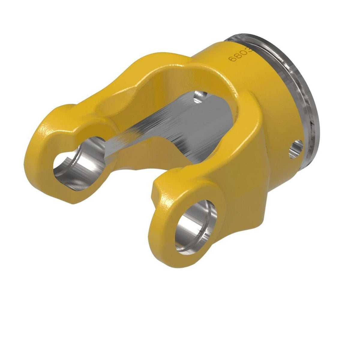 W7006863DS - OEM AB8 SERIES YOKE 63 MM TRILOBE BORE ROLL PIN CONNECTION - CASE CONSTRUCTION