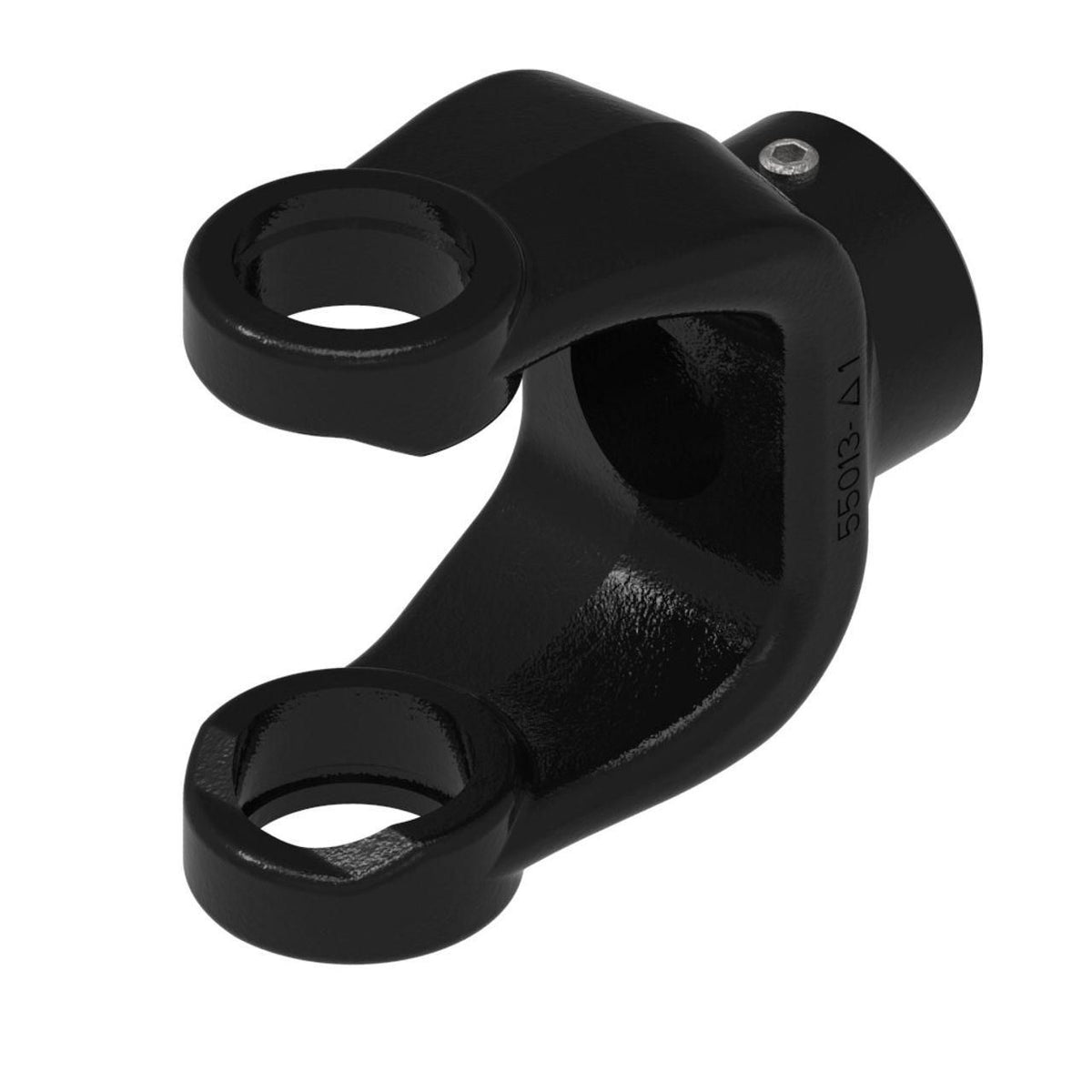 W8005522DS - OEM 55 SERIES YOKE ROUND w/ KEYWAY BORE SETSCREW CONNECTION - CASE CONSTRUCTION