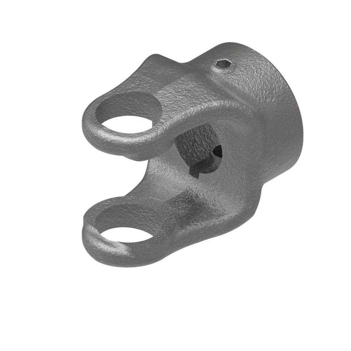 W8061016DS - OEM YOKE 1000 SERIES ROUND w/ 2 KEYWAYS BORE SETSCREW CONNECTION - CASE CONSTRUCTION