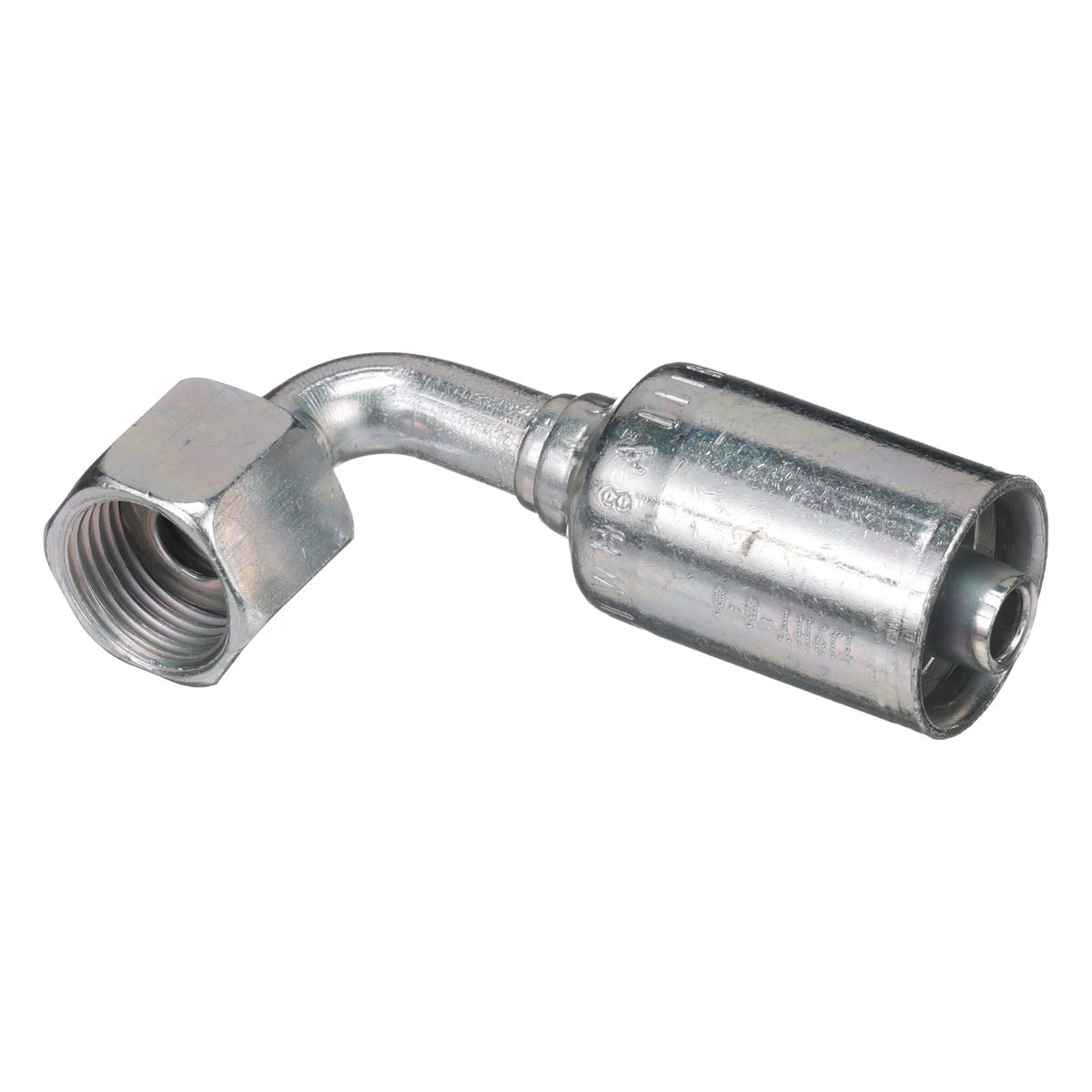 ZJM65 - OEM HYDRAULIC FITTING FEMALE SEAL-LOK SWIVEL 90 DEGREE SHORT - CASE CONSTRUCTION