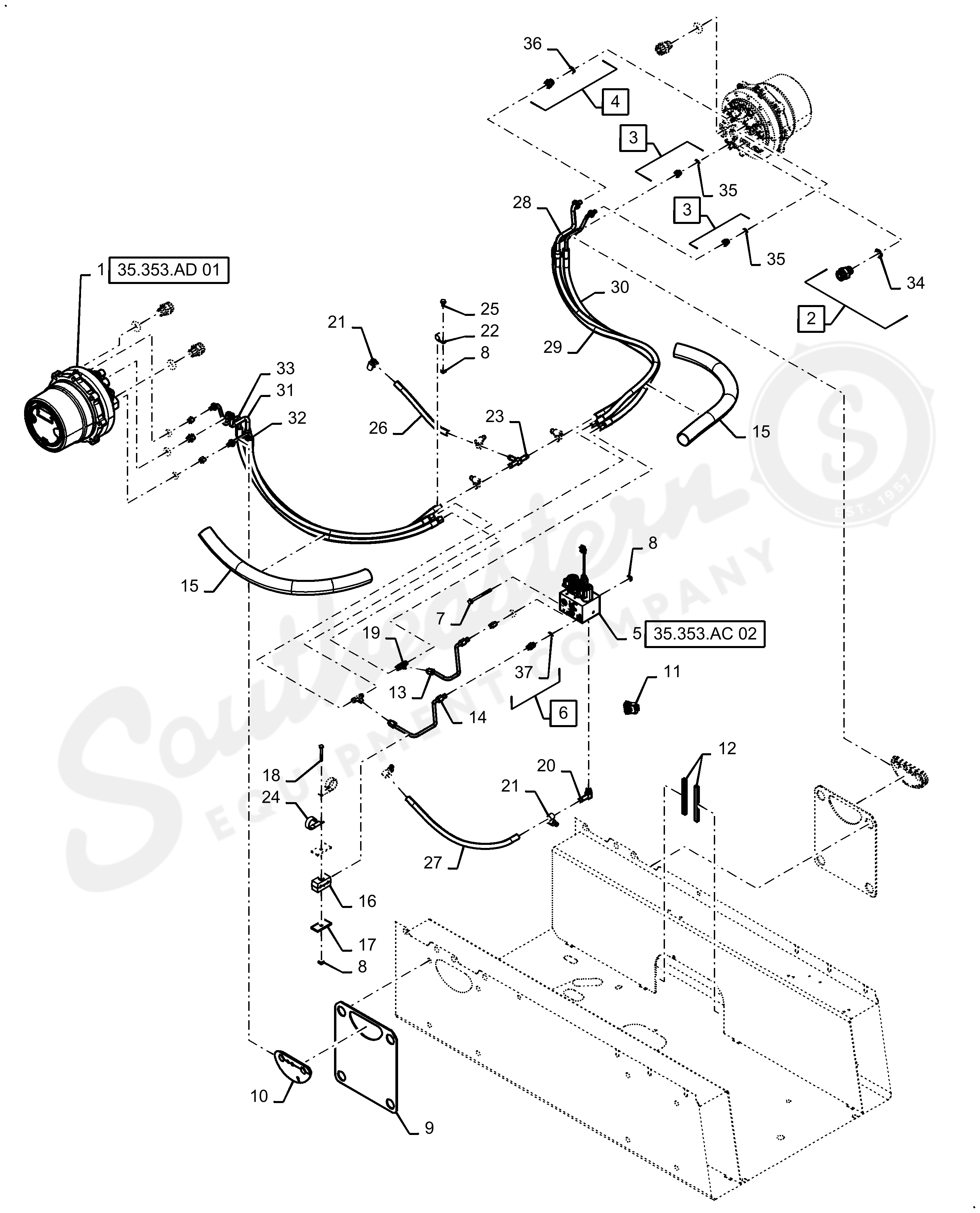84277065 - OEM ADAPTER 8FQLL-8MB - CASE CONSTRUCTION