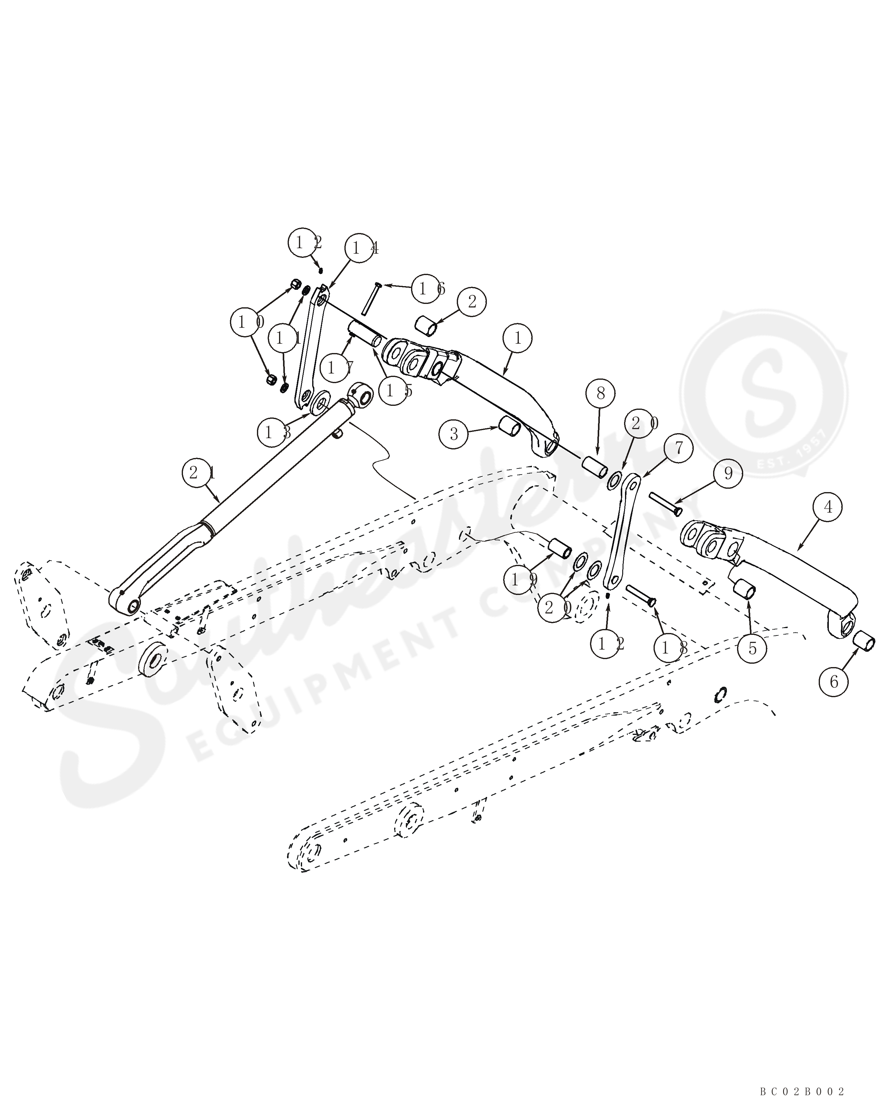 D143324 - OEM WASHER - CASE CONSTRUCTION
