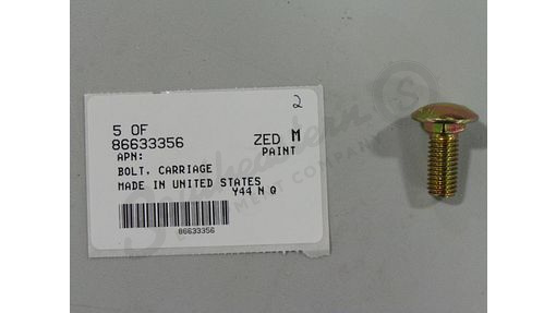 86633356 - OEM BOLT CARRIAGE SSQ M10X25 - CASE CONSTRUCTION