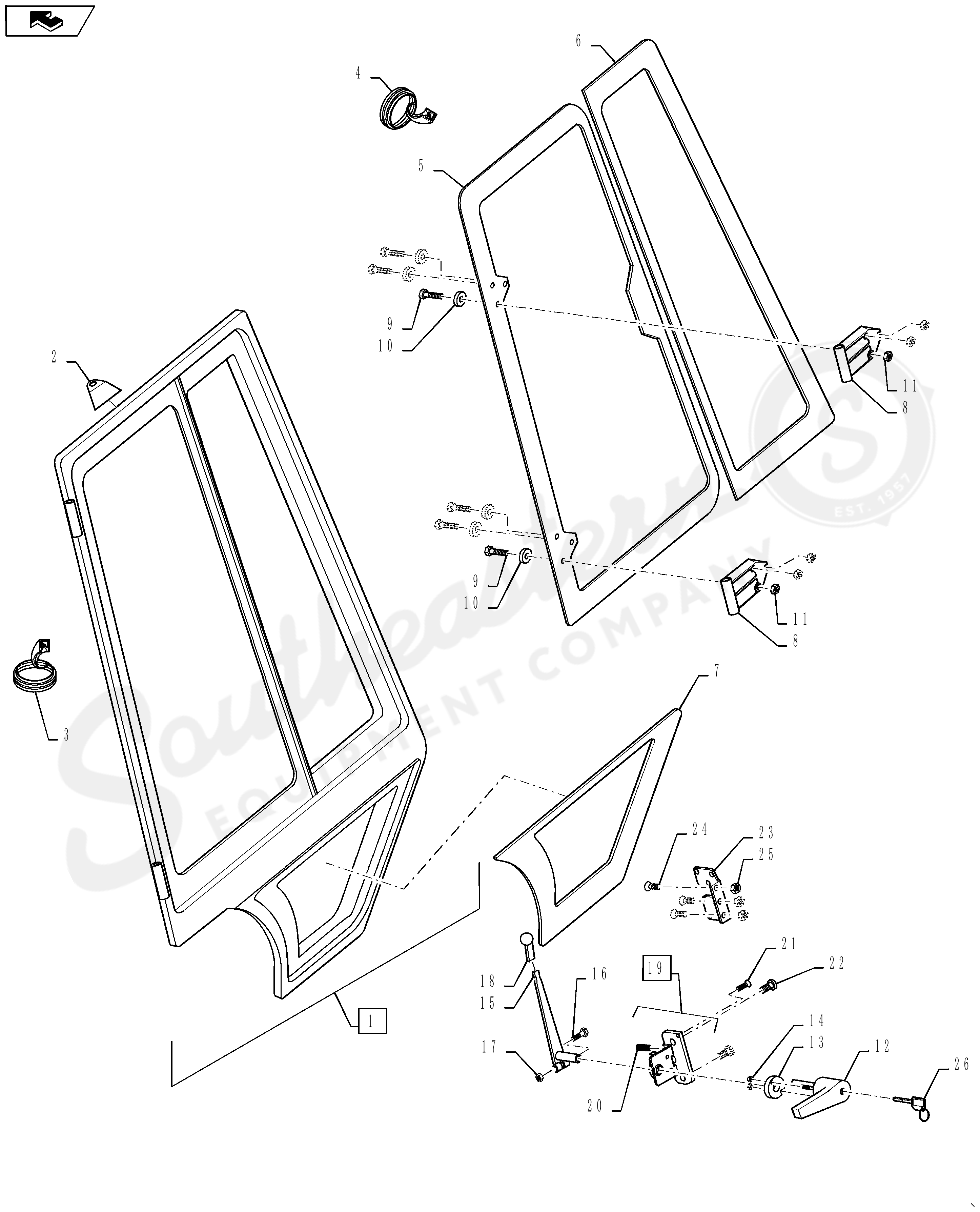 R52881 - OEM GLASS - CASE CONSTRUCTION