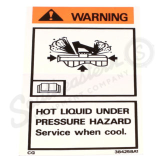 WARNING DECAL