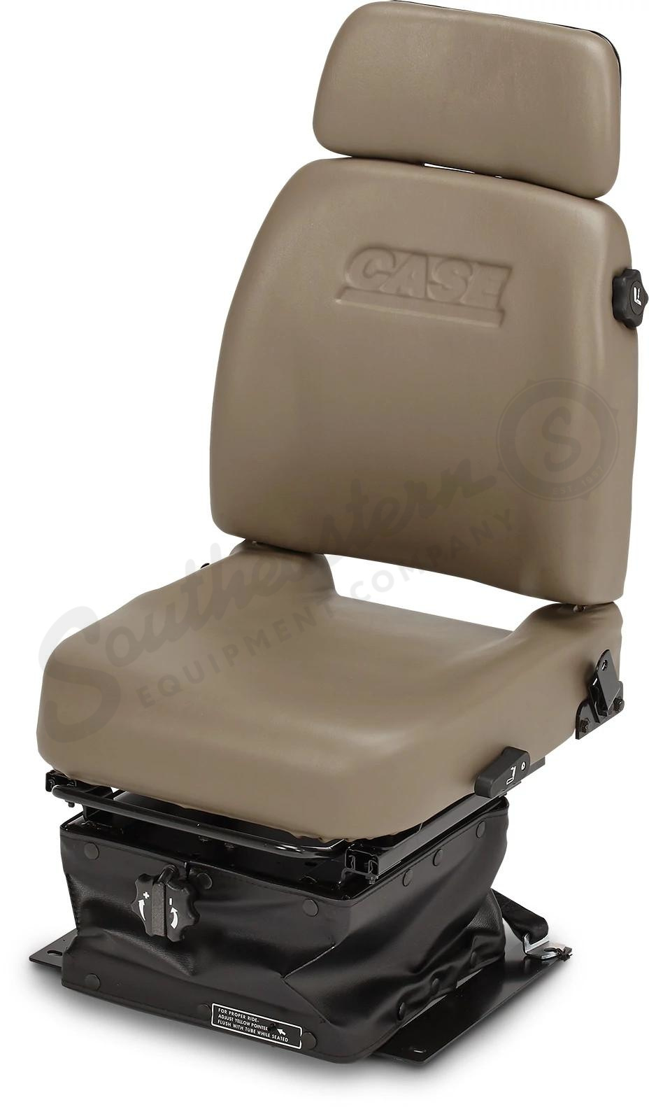 47393636 - OEM MECHANICAL SUSPENSION SEAT ASSEMBLY GRAY VINYLON - CASE CONSTRUCTION