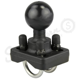 RAM® Double U-Bolt Ball Base for 0.75"-1" Rails marketing