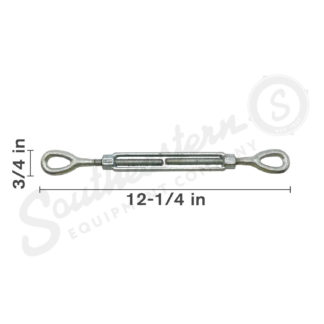 Hook and Eye Turnbuckle - 3/8" x 6" marketing