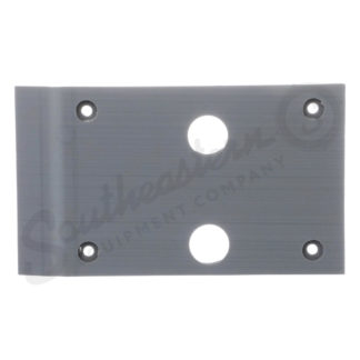 Poly Skid Shoe – Rear Left End – 5 1/2″ x 9″ x 1/4″ – Silver