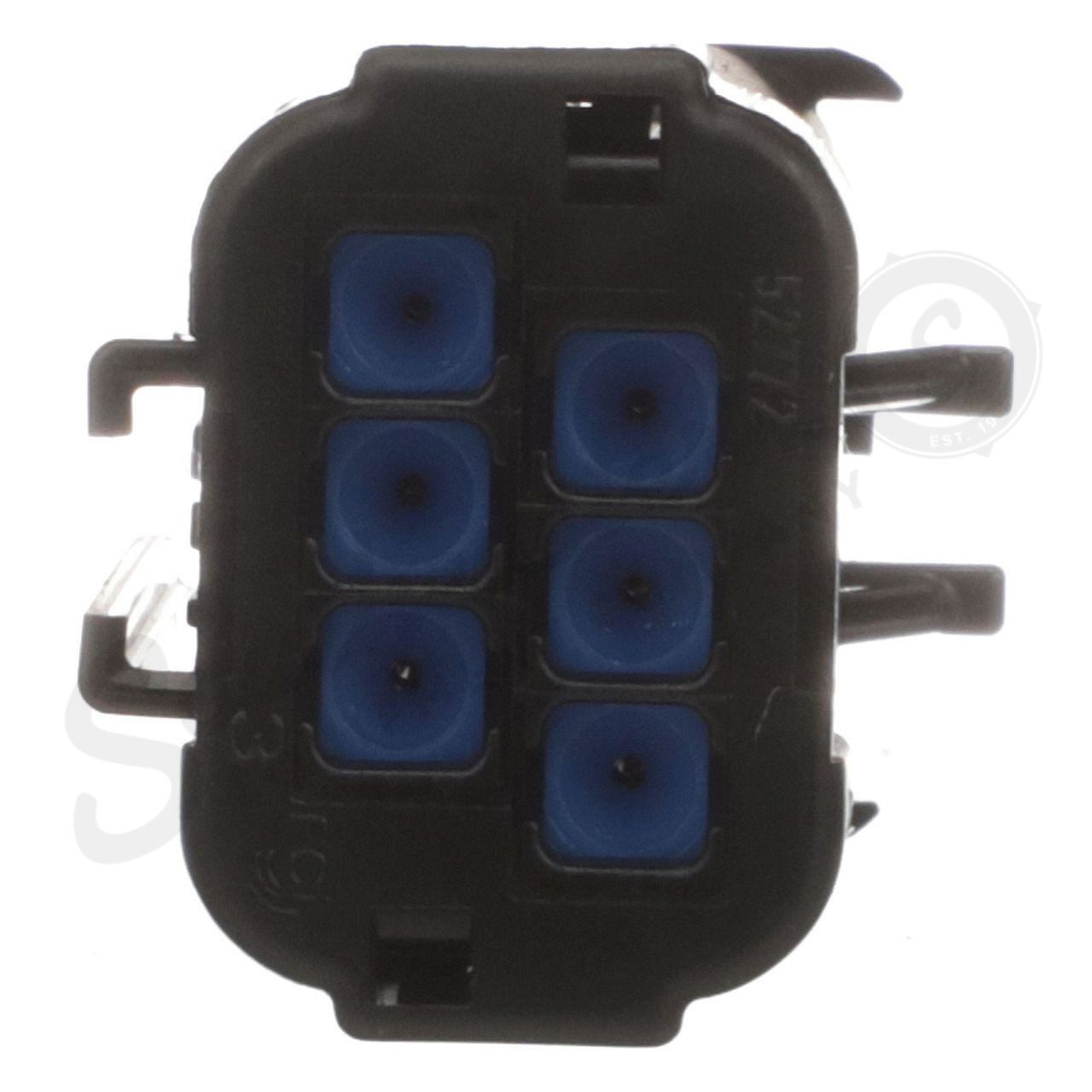 Electrical Connector – 6-Cavity Plug – Black