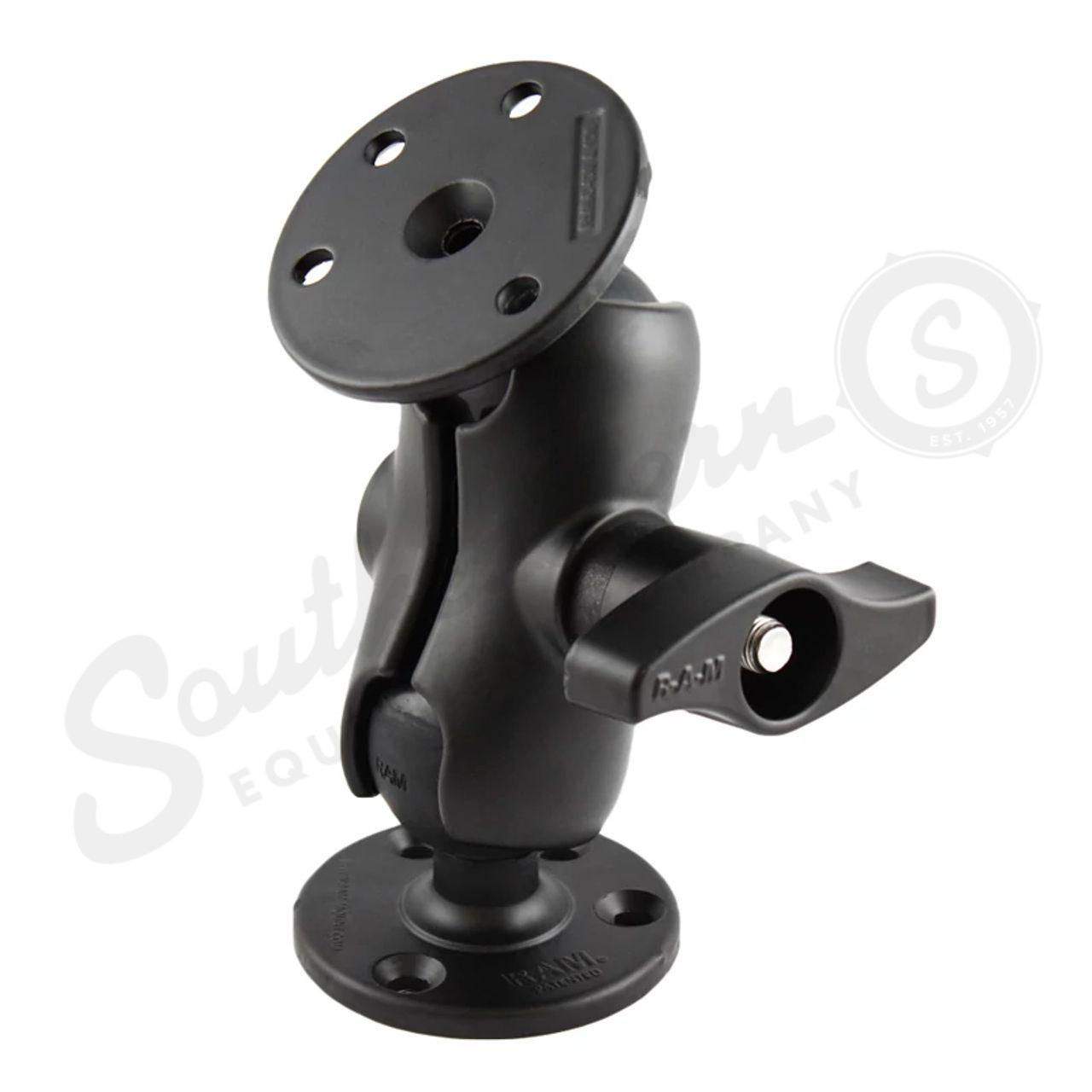 RAMĀ® Double Socket Arm with Round Plates RAMĀ® Double Socket Arm with Round Plates