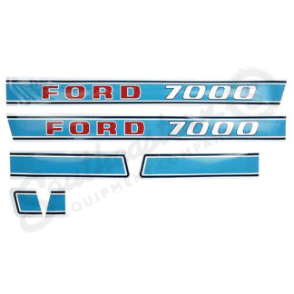 Ford 7000 Diesel Hood Decal Set marketing