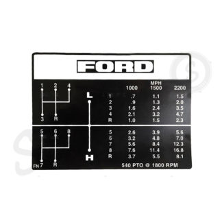 Ford Decal Set - Shift Pattern marketing