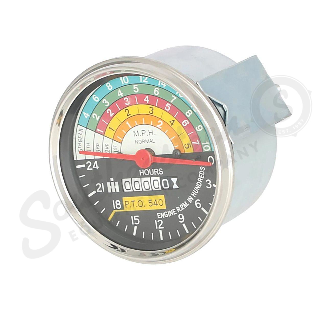 Tachometer Gauge – IH Logo