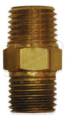 Male Brass Coupling - 1/4" MNPT x 1/4" MNPT - 2-Pack marketing