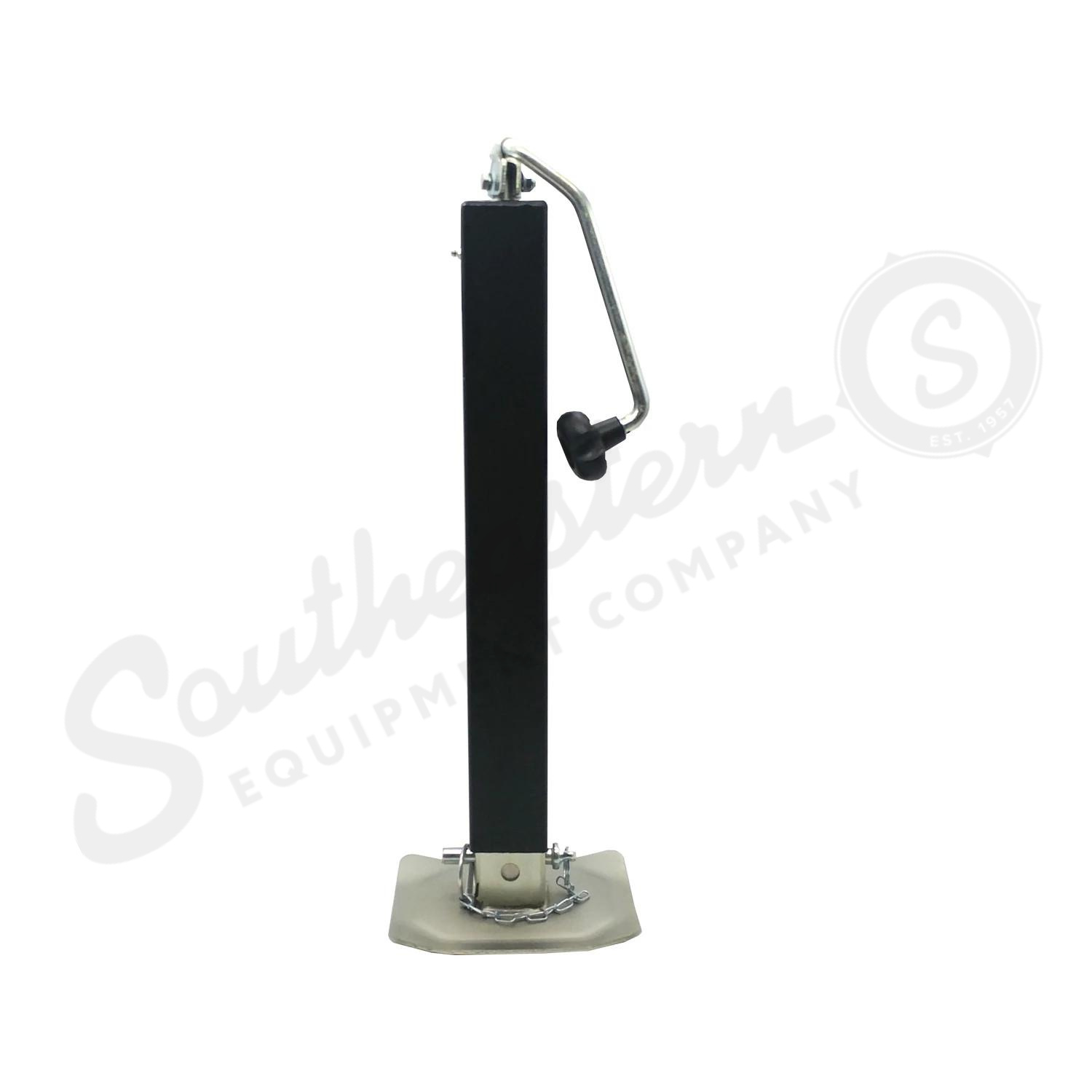 Heavy-Duty Top Wind Jack with HD Square Tubing and Telescoping Leg