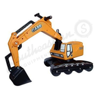 Case CE Ride-On Excavator - Orange marketing