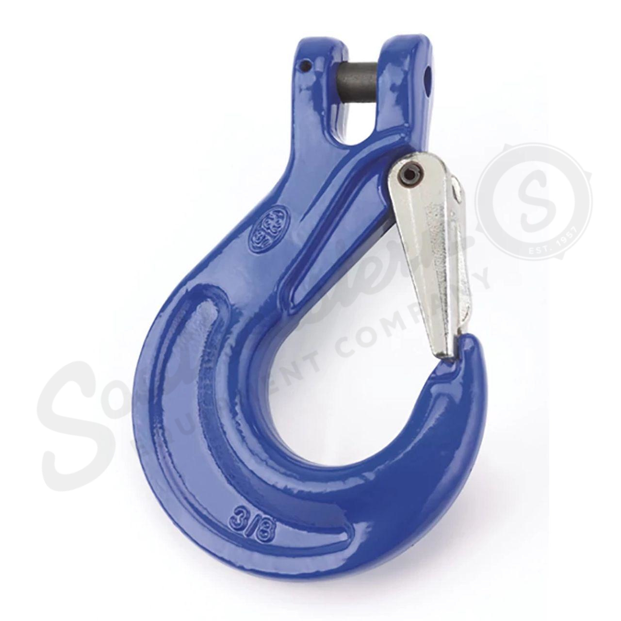 5/8″ V10 Clevis Sling Hook with Latch – UPC Tagged