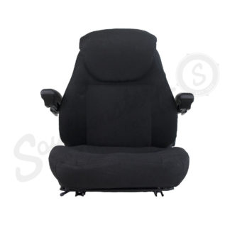 Universal Cab Seat - Cordura Fabric - Black